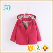 Abrigos de manga completa navidad niños algodón nylon moda asiática abrigos de invierno niñas bebé rosa oscuro para niñas nuevo